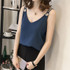 Summer Chiffon Blouse Shirt Women Plus Size Tops Mujer Strap Blusas Femininas Shirts V-neck Sleeveless Blouses Femme Tops 2018