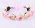CXADDITIONS Bridal Floral Adjustable Crown Hair Wreath girl Breath Camellia Flower Simple Halo Woodland Hairpiece Wedding Rustic