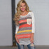 Blusas Femininas 2017 Summer Women Blouses Fashion Long Sleeve Striped Shirt Sexy Transparent Lace Blouse Casual Tops Clothes