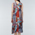 Pregnant Women 2018 Summer Sexy A Line Dress Casual Loose Sleeveless Mid-calf Retro Print Vestidos Maternity Clothings Plus Size