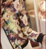 2017 New Hot Sale Fashion Women Stand Collar Long Sleeve Zipper Retro do old Floral Printed Bomber Jacket