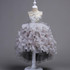 LZH Flower Girls Dress For Wedding and Party Dresses Girls Princess Dress For Girls Kids Bridesmaid Ball Gowns Children Clothing