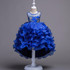 LZH Flower Girls Dress For Wedding and Party Dresses Girls Princess Dress For Girls Kids Bridesmaid Ball Gowns Children Clothing