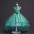 LZH Flower Girls Dress For Wedding and Party Dresses Girls Princess Dress For Girls Kids Bridesmaid Ball Gowns Children Clothing