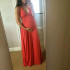 Maternity Off Shoulder Full Length Summer Dress