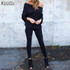 Autumn 2018 Women Blouses Sexy Off Shoulder Shirts Batwing Long Sleeve Slash Neck Blusas Casual Solid Tops Plus Size S-5XL