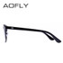 AOFLY Classic Half Metal Polarized Sunglasses Men Women Brand Designer Glasses Mirror Sun Glasses Fashion Gafas Oculos De Sol