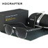HDCRAFTER Classic Half Metal Sunglasses Men Women Brand Designer Glasses Sun Glasses Fashion Gafas Oculos De Sol UV400