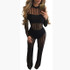 Kostlich 2017 Sexy Women Jumpsuit O-Neck Long Sleeve Mesh Patchwork Jumpsuits Striped See Through Rompers Women Jumpsuit Clothes
