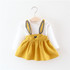 Lawadka Cute Rabbit Ear Baby Dress Cotton Cartoon Baby Girls Party Dress Autumn Baby Princess Infant Dresses