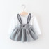 Lawadka Cute Rabbit Ear Baby Dress Cotton Cartoon Baby Girls Party Dress Autumn Baby Princess Infant Dresses