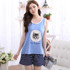 2017 - Women's Totoro pattern cotton material vest suit