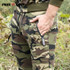 Free Army Brand 2017 New Mens Pants Military Style Camouflage Color Sweatpants For Man Mid Waist Men's Stretch Pants MK-7293C