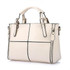 2017 Fashion patchwork designer cattle split leather bags women handbag brand ladies shoulder bags Vintage Black Brown Red Blue