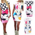 2017 fashion Minnie Mouse Women Dress Summer Sexy Pencil Dresses Bodycon S 3XL Vintage Fitness Vestidos Print Cute Women Dress
