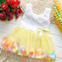 New 2017 Baby Girls Dresses Pleated Cute Style Beautiful Flower Dress Sleeveless in Baby Girls Clothing and Mini Princess Dress