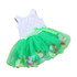 2017 Summer Girls Lace Flower Girl Dresses Bow Tutu Baby Toddler Princess Dress Party Wedding Costumes Newborn Infant Girl Dress
