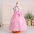 Retail Rose Appliques Elegant Flower Girls Dress Sleeveless Lace Knee-Length Kid Girls Summer Wedding Evening Party Dress W002