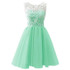 Retail Cute Sweetheart Neck Girls Summer Wedding Dress Lace And Chiffon Girls Evening Party Dress Girls Causal Dress Lace004