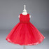 Retail Christmas Girl Party Dresses With Belt Flower Princess Kids Children Dress 6 colors Girl Wedding Dress LL313