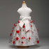 Retail Appliques Elegant Girls Wedding Prom Dress With Ribbon Belt Embroidery Girls Wedding Dress Celebrity Party Dress L-101