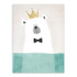 Modern Cute Animal Print Poster Nursery Wall Art Bear Hippo Penguin Picture Canvas Painting Kids Room Nordic Home Decor No Frame