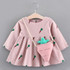 Melario Baby Dresses 2017 New Spring Autumn Baby Girls Clothes Carrot Printing Girls Party Dress Princess Dress Newborn Dress