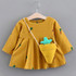 Melario Baby Dresses 2017 New Spring Autumn Baby Girls Clothes Carrot Printing Girls Party Dress Princess Dress Newborn Dress