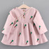 Melario Baby Dresses 2017 New Spring Autumn Baby Girls Clothes Carrot Printing Girls Party Dress Princess Dress Newborn Dress