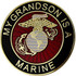 My Grandson is a Marine 1" Lapel Pin
