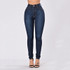 2018 Slim Jeans for Women Skinny High Waist Jeans Woman Blue Denim Pencil Pants Stretch Waist Women Jeans Pants Calca Feminina
