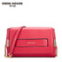 EMINI HOUSE Split Leather Flap Bag New Design Women Messenger Bags Casual Clutches Women Shoulder Bags Fashion Crossbody Bag