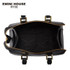 EMINI HOUSE Brand Classic Split Leather Boston Bag Women Messenger Bag Luxury Handbags Women Bags Designer Shoulder Bags
