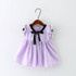 2017 new baby summer print dres birthday party princess tutu dress baby girls clothes for infant baby girls clothing cute dress