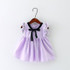 2017 new baby summer print dres birthday party princess tutu dress baby girls clothes for infant baby girls clothing cute dress