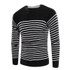 2017 New Autumn Winter Fashion Brand Clothing Men Knitted Sweater O-Neck Slim Fit Pullover Men Striped Sweaters For Men M-3XL
