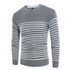2017 New Autumn Winter Fashion Brand Clothing Men Knitted Sweater O-Neck Slim Fit Pullover Men Striped Sweaters For Men M-3XL