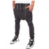 Fashion 2017 indoor Harem Pants men slim leisure long trousers big Zipper Leg hip hop elastic waist low crotch men's pants