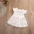2017 Floral Infant Toddler Baby Girls Sleeveless Princess Dress Wedding Party Kids Tutu Dresses 0-24M