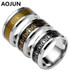 2017 Fashion World of Warcraft Fight for The Horde Stainless Steel Ring Men WOW Lion Head  Male  Ring Jewelry Lord of The Rings