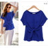 2017 fashion women kimono Bowknot blouses O-neck short sleeve shirts chiffon casual vintage tops plus size 4XL blusas blouse new