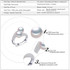 FENASY Pearl Jewelry,double Pearl rings,Natural Freshwater Pearl rings,925 Silver rings for women charms silver 925 original
