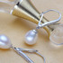 FENASY Pearl earring,  Pearl with 925 Sterling Silver earrings,wedding Birthday gift Jewelry Women fashion long earrings