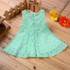 2017 Summer Baby Dresses Girl Princess Dress Flower Toddler Infant Newborn Baby Girls Party Wedding Dress Baby Lace Dress Brand