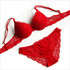 free shipping push up bra transparent lace bra sets thin cup deep-V women sexy underwear bra set