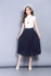 2017 Voile Wide Leg Trousers Women Chiffion Pants Summer Elastic High Waist Wide Leg Skirt Pants Calf-Length Pants 4 Colors