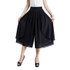 2017 Voile Wide Leg Trousers Women Chiffion Pants Summer Elastic High Waist Wide Leg Skirt Pants Calf-Length Pants 4 Colors