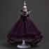 LAMYA Kids Flower Girls Dress Embroidered Pageant For Wedding Party Princess Birthday Dress Girl Short Front Back Long Dresses