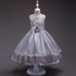 LAMYA Kids Flower Girls Dress Embroidered Pageant For Wedding Party Princess Birthday Dress Girl Short Front Back Long Dresses
