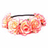 AWAYTR Summer Wedding Flower Headband Head Band Floral Head Wreath Women Wedding Bridesmaid Bridal Headpiece Girls Flower Crown